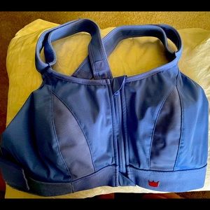 2LUXE SHEFIT BLUE SPORTS BRA